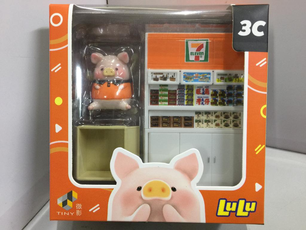 TOYEAST TINY 1/35 3C LuLu 7-ELEVEN Mini Boutique Cabinet Combination x Restocker LuLu Pig ATS35015 00079