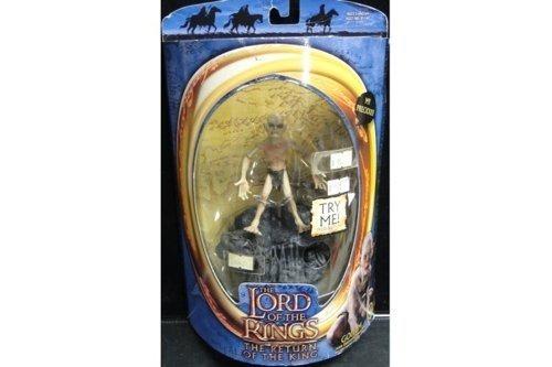 TOY BIZ 81348 THE LORD OF THE RINGS THE RETURN OF THE KING GOLLUM WITH SOUND BASE SMEAGOL