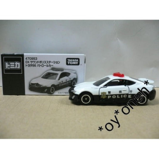 TAKARA TOMY 47095 TOMICA DX SOUND POLICE STATION 60 TOYOTA 86 POLICE PATROL CAR Metropolitan Police Department