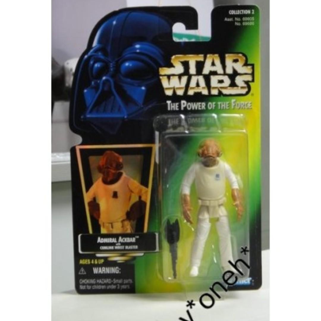 KENNER STAR WARS POTF ADMIRAL ACKBAR WITH COMLINK WRIST BLASTER