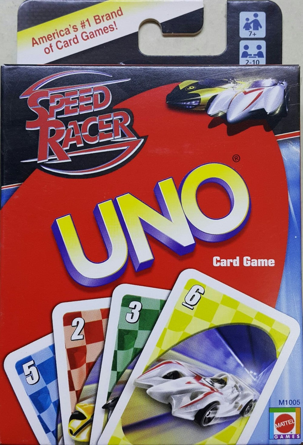 MATTEL SPEED RACER MACH GOGOGO UNO CARD GAME