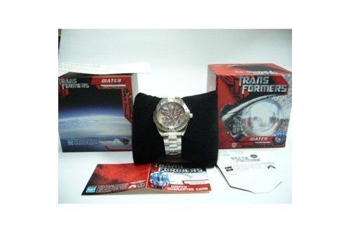 HASBRO TRANSFORMERS WATCH TYPE G DECEPTICON LOGO Transformers Decepticon logo steel strap watch G type