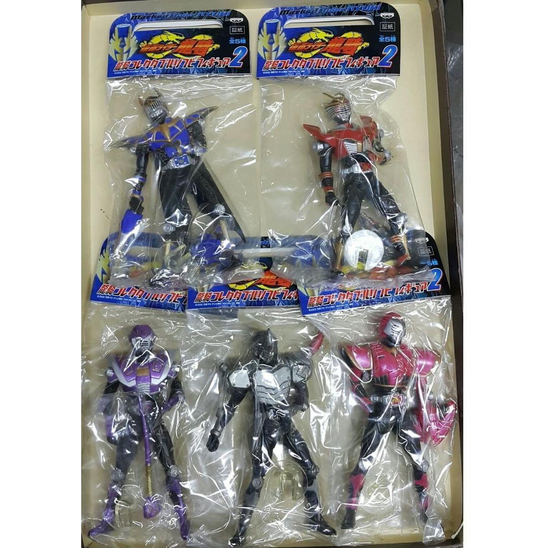 BANPRESTO 31362 MASKED RIDER RYUKI SOFT VINYL FIGURE 2 Dragon Knight Sea Ray Armor King Snake