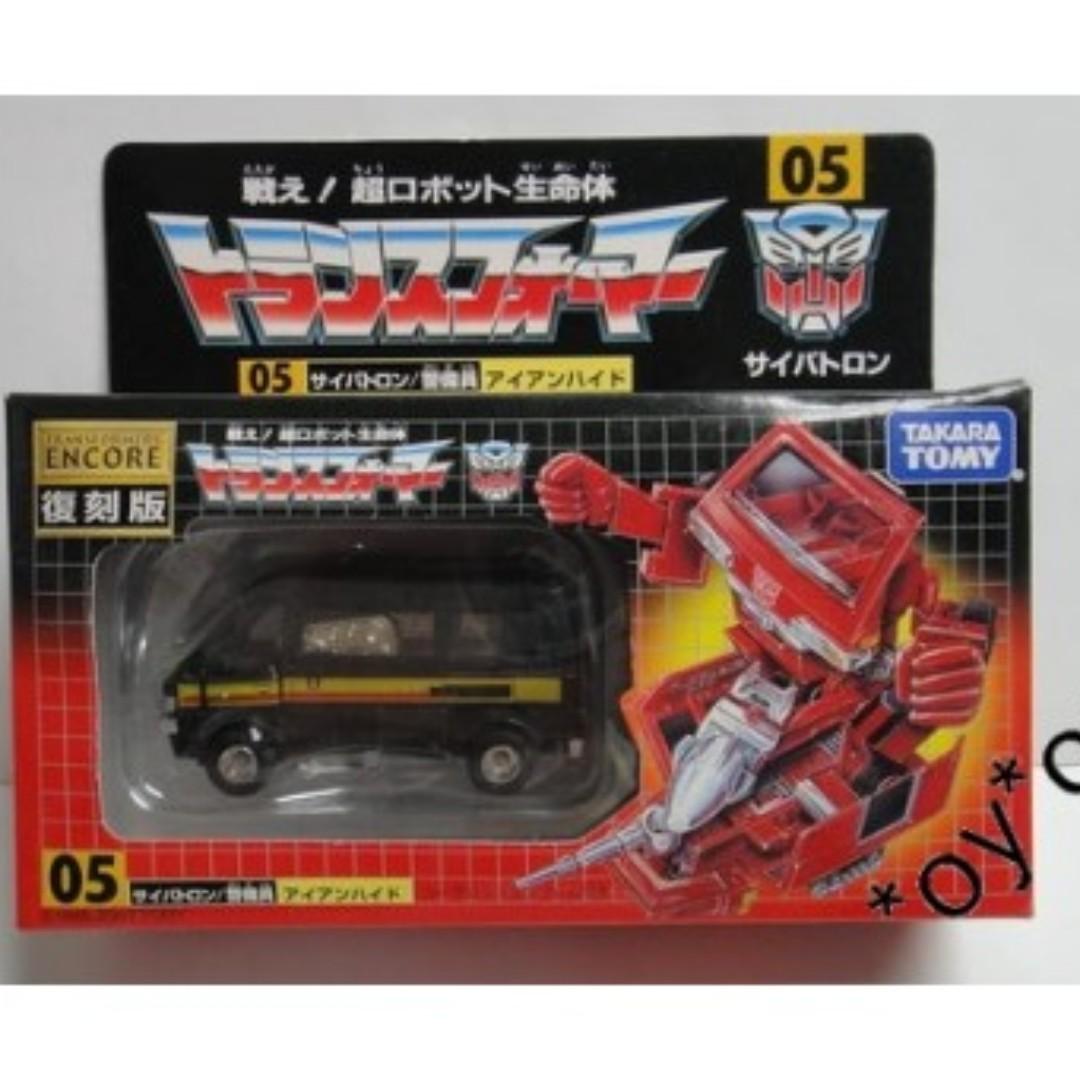 TAKARA TOMY TRANSFORMERS ENCORE 05 BLACK IRONHIDE Transformers Replica Ironhide Black Edition