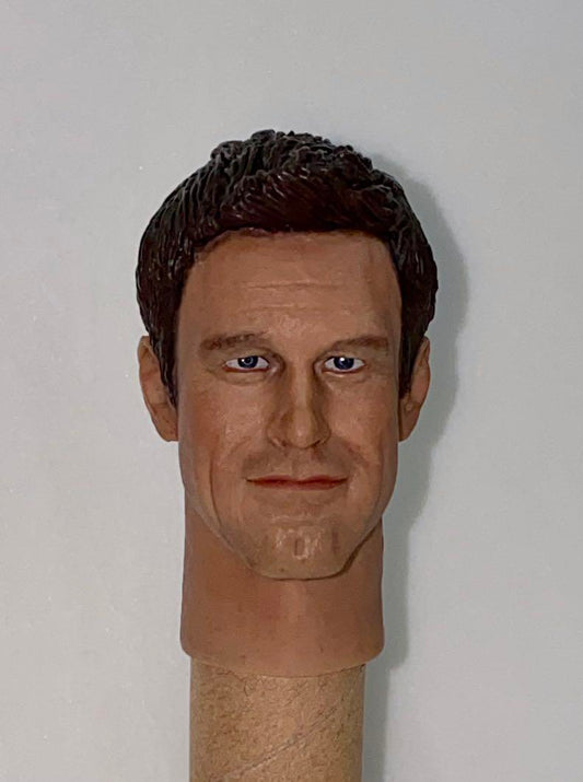 HEADPLAY 1/6 HEAD SCULPT HEAD PLAY HP0076 CUSTOM MADE BATMAN The Dark Knight TWO FACE AARON ECKHART HEAD SCULPT PIU176