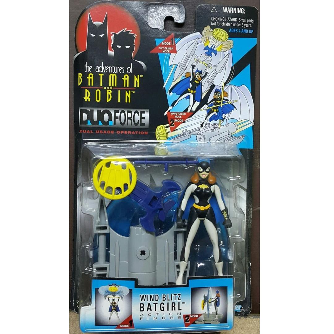 KENNER 63873 ADVENTURES OF BATMAN & ROBIN DUO FORCE WIND BLITZ BATGIRL SKY GLIDER MODE WAVE RACER MODE