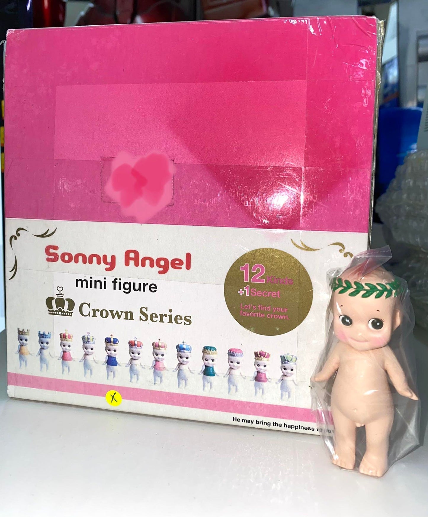 SONNY ANGEL MINI FIGURE CROWN SERIES SET OF 11 +2 SECRET LAUREL WREATH CROWN with 2 laurel wreaths Special Edition 1 missing dark blue