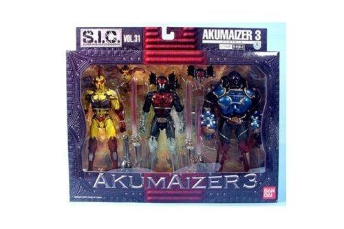 BANDAI 32919 SIC SUPER IMAGINATIVE CHOGOKIN VOL.31 AKUMAIZER 3 XAVITAN EVIL GABRA SET