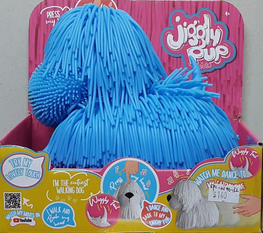 EOLO 20337 JIGGLY PUP BLUE WALKING DOG  L