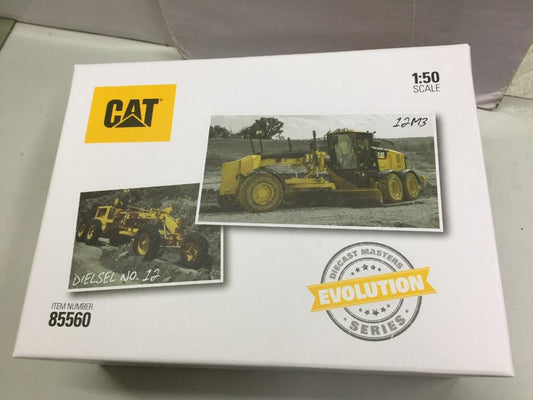 DIECAST MASTERS 1/50 Cat® Diesel No. 12 & 12M3 Motor Grader