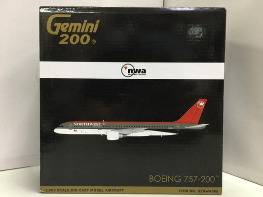 GEMINI 200 1/200 nwa NORTHWEST AIRLINES BOEING 757-200 N541US G2NWA965