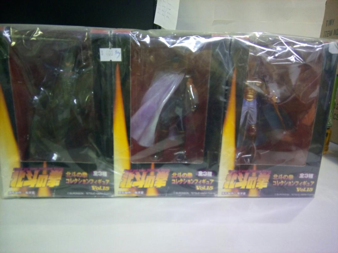 Fist of the North Star figures vol.15 set of 3 new unopened sega 13625