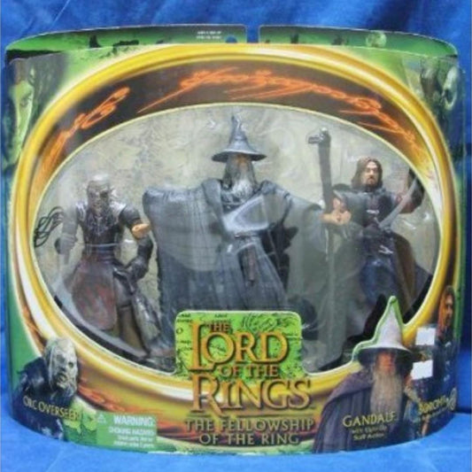 TOY BIZ 81067 THE LORD OF THE RINGS THE FELLOWSHIP OF THE RING ORC OVERSEER GANDALF BOROMIR