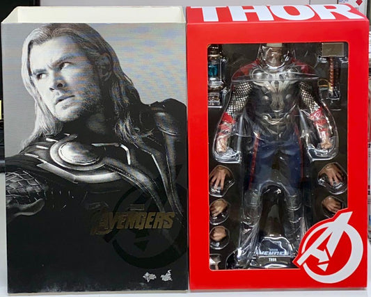 HOT TOYS MMS175 MOVIE MASTERPIECE SERIES 1/6 SCALE LIMITED EDITION COLLECTIBLE FIGURE THE AVENGERS - THOR PIU/F-252-1280/1400