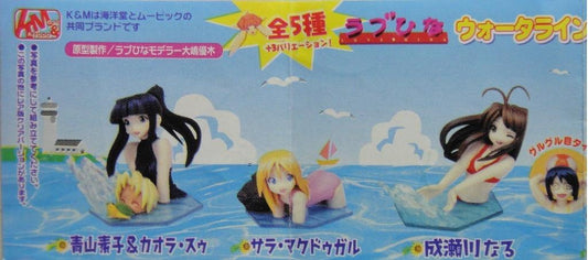 KAIYODO Pure Love Landlord and Beautiful Tenant Swimsuit LOVE HINA WATERLINE FIGURE SERIES 2 8 types Gashapon  1122434464