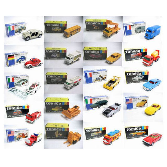 VINTAGE TOMICA BRAND NEW MADE IN JAPAN OLD MODEL CAR 60'S SET TOYOTA ROLLS LAMBORGHINI VW BENZ MINI COOPER