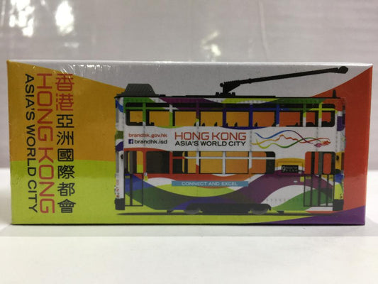 TOYEAST TINY CITY DIE-CAST MODEL CAR HONG KONG ASIA'S WORLD CITY TRAM ATC64711