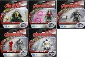 HASBRO MARVEL AVENGERS AGE OF ULTRON SCARLET WITCH MARVEL'S WAR MACHINE LOKI ULTRON 2.0 IRON LEGION Avengers 2 Age of Ultron Scarlet Witch War Machine Loki Ultron 2.0 Iron Legion Set 84108