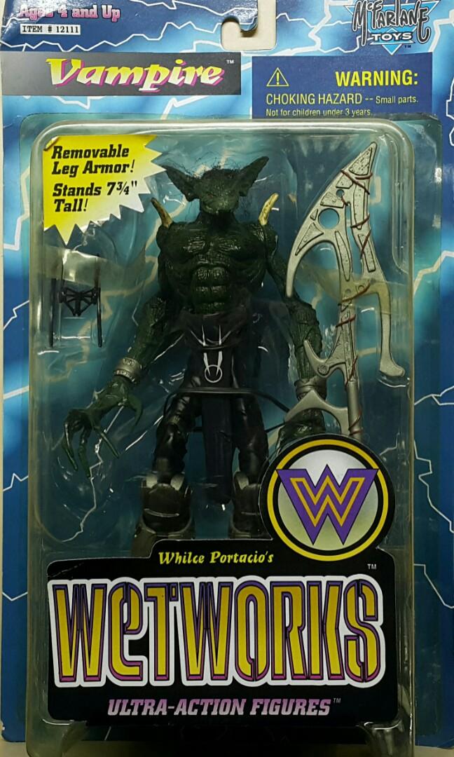 MCFARLANE 12111 WHILCE PORTACIO'S WETWORKS ULTRA ACTION FIGURES VAMPIRE VARIANT COLOR  L