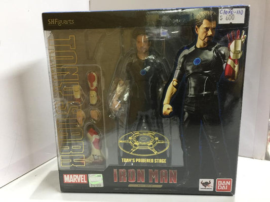BANDAI SHFIGUARTS IRON MAN TONY STARK WITH POWERED STAGE