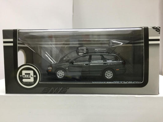 TRIPLE 9 1/43 VOLVO V40 2001 Dark Gray