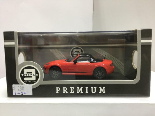 TRIPLE 9 1/43 MAZDA MX-5 2013 RED