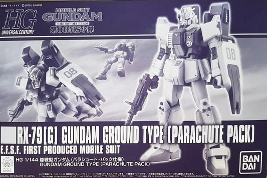 【Apr】HGUC 1/144 Gundam Ground Type (PARACHUTE PACK)