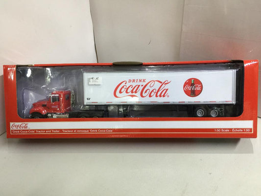 MOTORCITY 1/50 53' Coca-Cola Tractor and Trailer