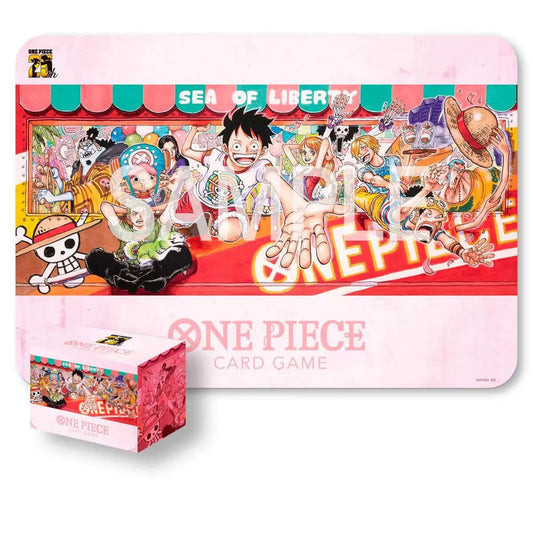 ONE PIECE CARD GAME Playmat and Card Case Set - 25th Edition-