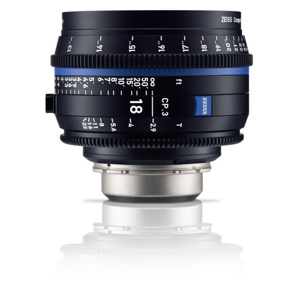 Zeiss CP.3 XD 18mm T2.9 lens (PL mount/Meter)