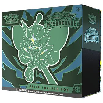 Pokemon TCG US Version SV05 TWILIGHT MASQUERADE Elite Trainer Box
