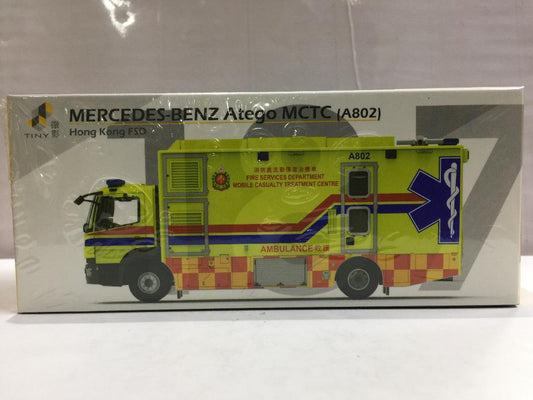 TOYEAST TINY CITY 187 DIE-CAST MODEL CAR MERCEDES-BENZ ATEGO MCTC A802 HONG KONG FSD ATC64667 00058