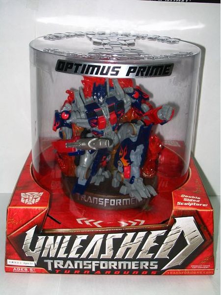 HASBRO TRANSFORMERS MOVIE TURNAROUNDS UNLEASHED OPTIMUS PRIME 24198  b6555941