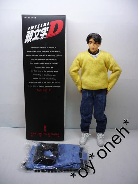 HOW2WORK 1/6 INITIAL D TAKUMI FUJIWARA COMIC VERSION ACTION FIGURE 12 inches Initial D Animation version Fujiwara Takumi  1141936040