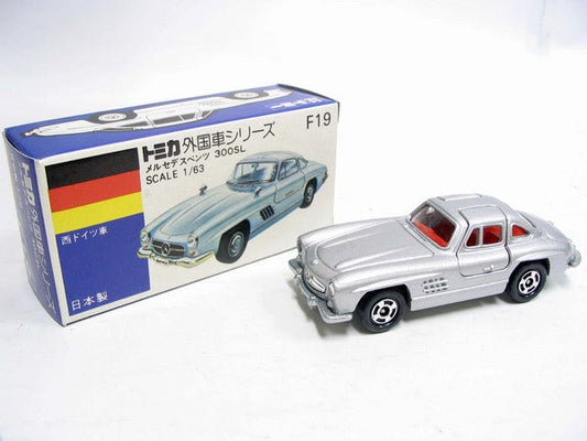 VINTAGE TOMICA F19 Foreign cars WEST GERMANY - MERCEDES BENZ 300SL MADE IN JAPAN