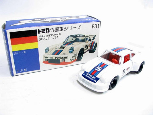 VINTAGE TOMICA F31 Foreign Cars WEST GERMANY - PORSCHE 935 TURBO MADE IN JAPAN