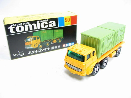 VINTAGE TOMICA 90 - FUSO CONTAINER TRANSPORTER MADE IN JAPAN