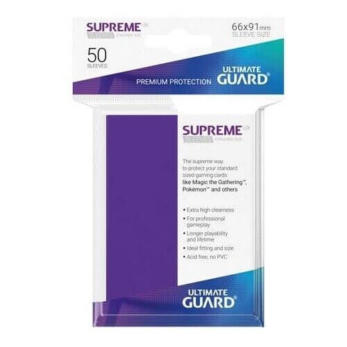 Ultimate Guard 50 - Supreme UX Sleeves Standard Size - purple