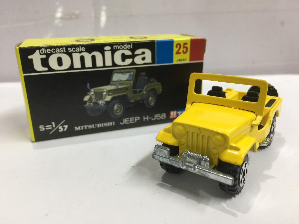 VINTAGE TOMICA 25 - MITSUBISHI JEEP H-J58 MADE IN JAPAN