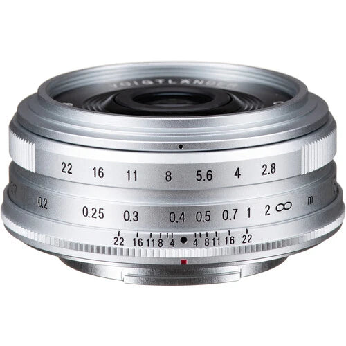 Voigtlander Color-Skopar 18mm F2.8 Aspherical Lens (Fujifilm X-mount/Silver)