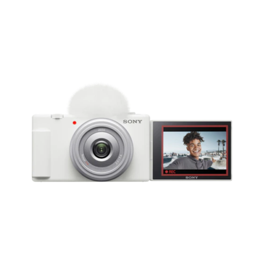Sony ZV-1F Blogging Camera (White)