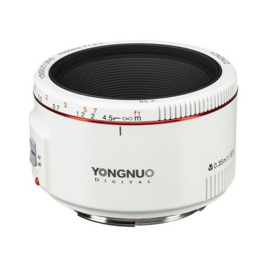 Yongnuo YN 50mm f/1.8 II Lens (Canon EF Mount / White)